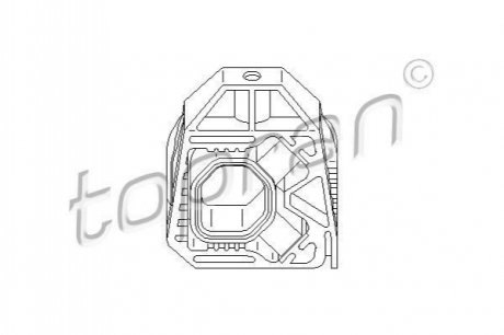 Монтажний елемент радіатора TOPRAN / HANS PRIES 112 410 (фото 1)