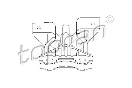 Подушка двигуна TOPRAN / HANS PRIES 206155 (фото 1)