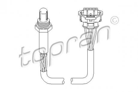 Лямбда-зонд TOPRAN / HANS PRIES 206193 (фото 1)