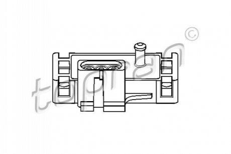 Датчик вакууму TOPRAN / HANS PRIES 206 952 (фото 1)