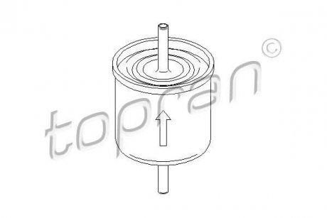 Фільтр палива TOPRAN / HANS PRIES 300051 (фото 1)