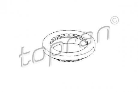 Подшипник качения, опора стойки амортизатора TOPRAN / HANS PRIES 301401 (фото 1)