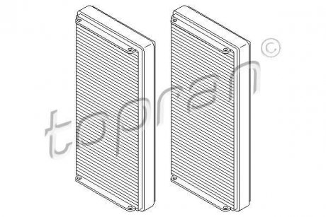 Фільтр повітря (салону) TOPRAN / HANS PRIES 400208 (фото 1)