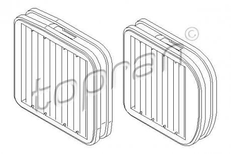Фільтр повітря (салону) TOPRAN / HANS PRIES 400209 (фото 1)