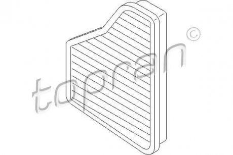 Фільтр повітря (салону) TOPRAN / HANS PRIES 400213 (фото 1)
