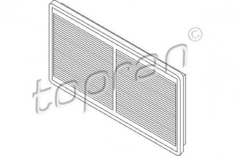 Фільтр повітря (салону) TOPRAN / HANS PRIES 401050 (фото 1)