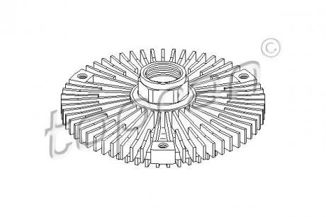 Віскомуфта вентилятора охолодження TOPRAN / HANS PRIES 401185 (фото 1)