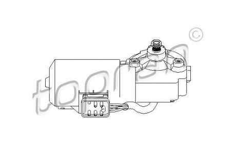 Двигатель стеклоочистителя TOPRAN / HANS PRIES 401532 (фото 1)