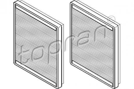 Фільтр повітря (салону) TOPRAN / HANS PRIES 500222 (фото 1)