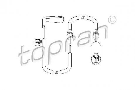 Датчик зносу гальмівних колодок TOPRAN / HANS PRIES 500667 (фото 1)