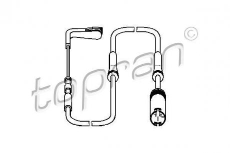 Датчик зносу гальмівних колодок TOPRAN / HANS PRIES 500996 (фото 1)