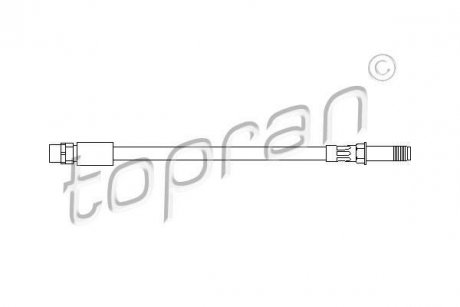 Шланг гальмівний TOPRAN / HANS PRIES 501128 (фото 1)