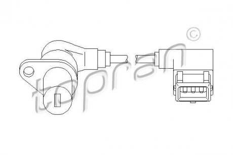 Датчик обертів колінвалу TOPRAN / HANS PRIES 501295 (фото 1)