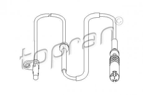 Датчик частоти обертання колеса TOPRAN / HANS PRIES 501463 (фото 1)