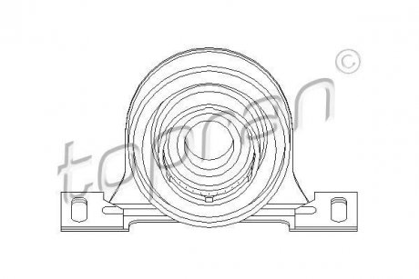 Підвіска, карданного валу TOPRAN / HANS PRIES 501594 (фото 1)