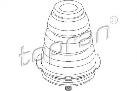 Втулка, листовая рессора TOPRAN / HANS PRIES 721803 (фото 1)