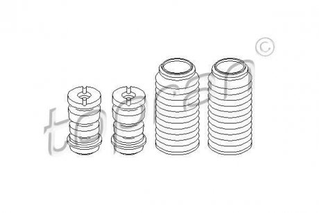 Пильовик амортизатора TOPRAN / HANS PRIES 914104 (фото 1)