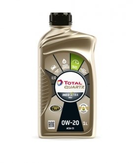 Олива для двигуна TOTAL QUARTZ XTRA F. 0W20 1L (фото 1)