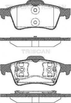 Колодки гальмівні дискові TRISCAN 8110 10534 (фото 1)