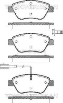 Колодки гальмівні дискові TRISCAN 8110 15019 (фото 1)