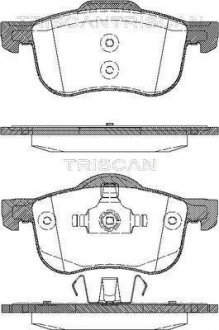 Колодки гальмівні дискові TRISCAN 8110 27003 (фото 1)