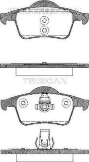 Колодки гальмівні дискові TRISCAN 8110 27004 (фото 1)