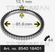 Зубчатый диск імпульсного датчика TRISCAN 854016401 (фото 1)