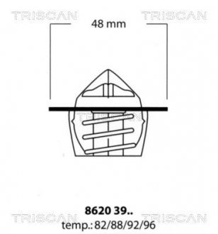 Термостат TRISCAN 8620 3982 (фото 1)