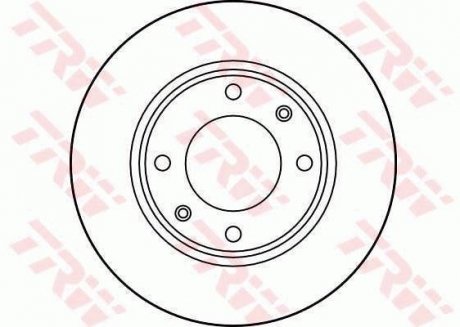 Гальмівний диск TRW DF1218 (фото 1)