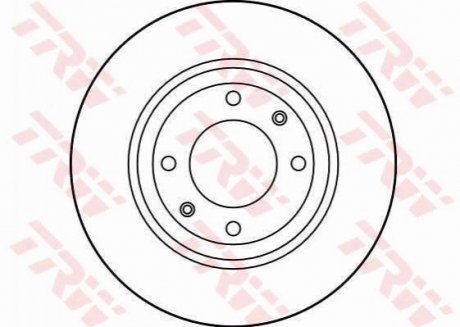 Диск тормозной TRW DF1220 (фото 1)