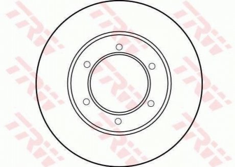Гальмівний диск TRW DF1418 (фото 1)