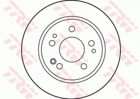 Гальмівний диск TRW DF1584 (фото 1)