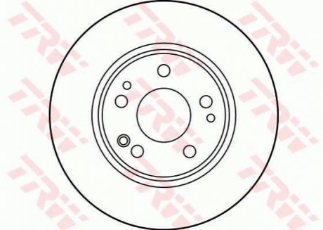 Гальмівний диск TRW DF1585 (фото 1)