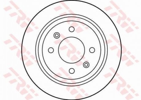 Гальмівний диск TRW DF1669 (фото 1)