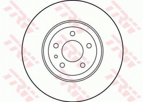 Гальмівний диск TRW DF1749 (фото 1)