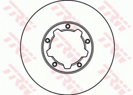 Гальмівний диск TRW DF2001 (фото 1)