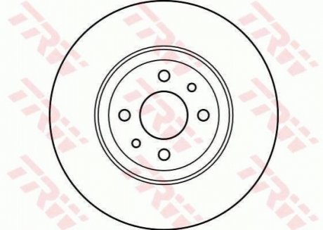 Диск тормозной TRW DF2566 (фото 1)