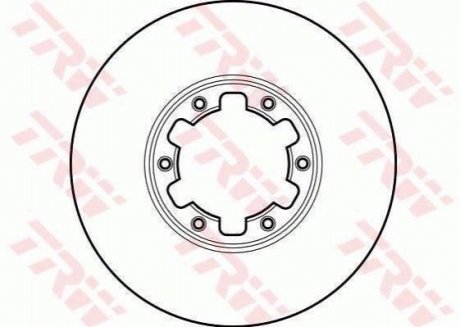 Гальмівний диск TRW DF2625 (фото 1)