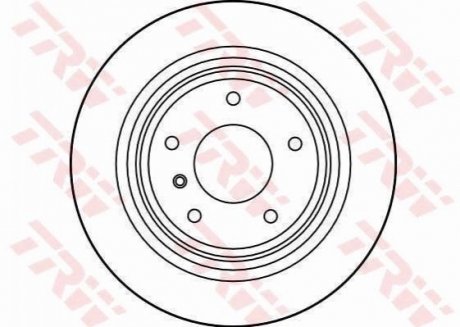 Гальмівний диск TRW DF2783 (фото 1)