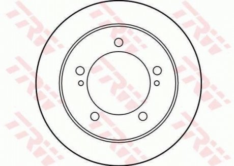 Гальмівний диск TRW DF3165 (фото 1)