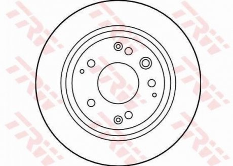 Гальмівний диск TRW DF4005 (фото 1)