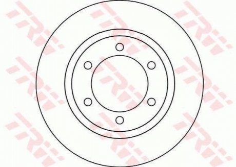 Гальмівний диск TRW DF4115 (фото 1)