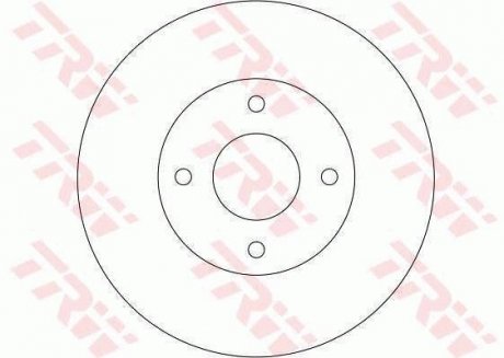 Диск тормозной TRW DF4169 (фото 1)