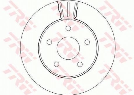 Гальмівний диск TRW DF4170 (фото 1)