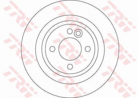 Гальмівний диск TRW DF4197 (фото 1)