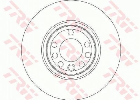 Диск тормозной TRW DF4265S (фото 1)