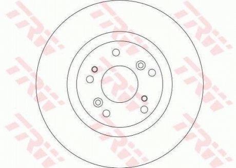 Гальмівний диск TRW DF4288 (фото 1)