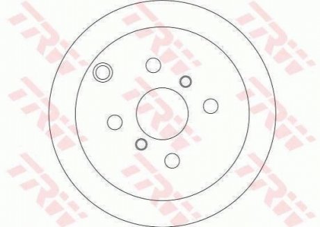Гальмівний диск TRW DF4335 (фото 1)