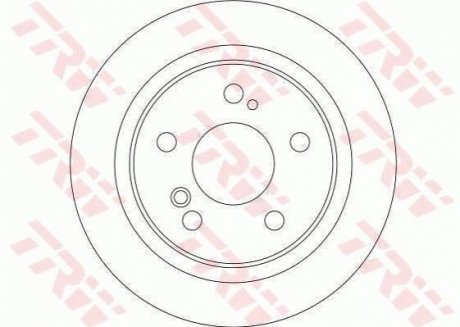 Гальмівний диск TRW DF4355 (фото 1)