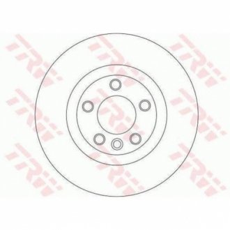 Диск тормозной TRW DF4360 (фото 1)